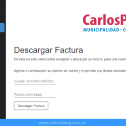 Consultar Factura De Carlos Paz Gas