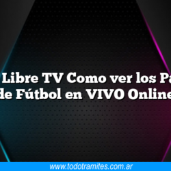 FÃºtbol Libre TV Como ver los Partidos de FÃºtbol en VIVO Online
