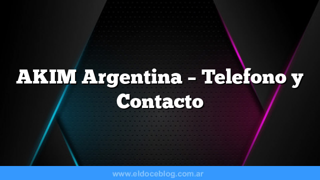 AKIM Argentina – Telefono y Contacto