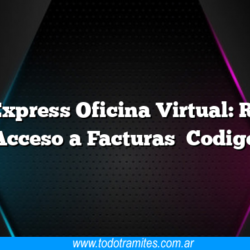 Cable Express Oficina Virtual: Registro Acceso a Facturas Codigo
