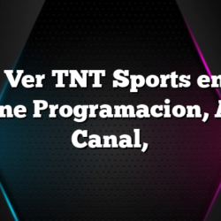 Como Ver TNT Sports en Vivo Online Programacion, App, Canal,
