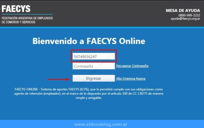 Cómo ingresar a Faecys Online • Genera tu propia boleta de pago y dónde pagar mis contribuciones