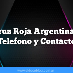 Cruz Roja Argentina â€“ Telefono y Contacto