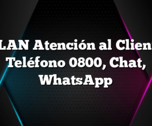 IPLAN Atención al Cliente, Teléfono 0800, Chat, WhatsApp