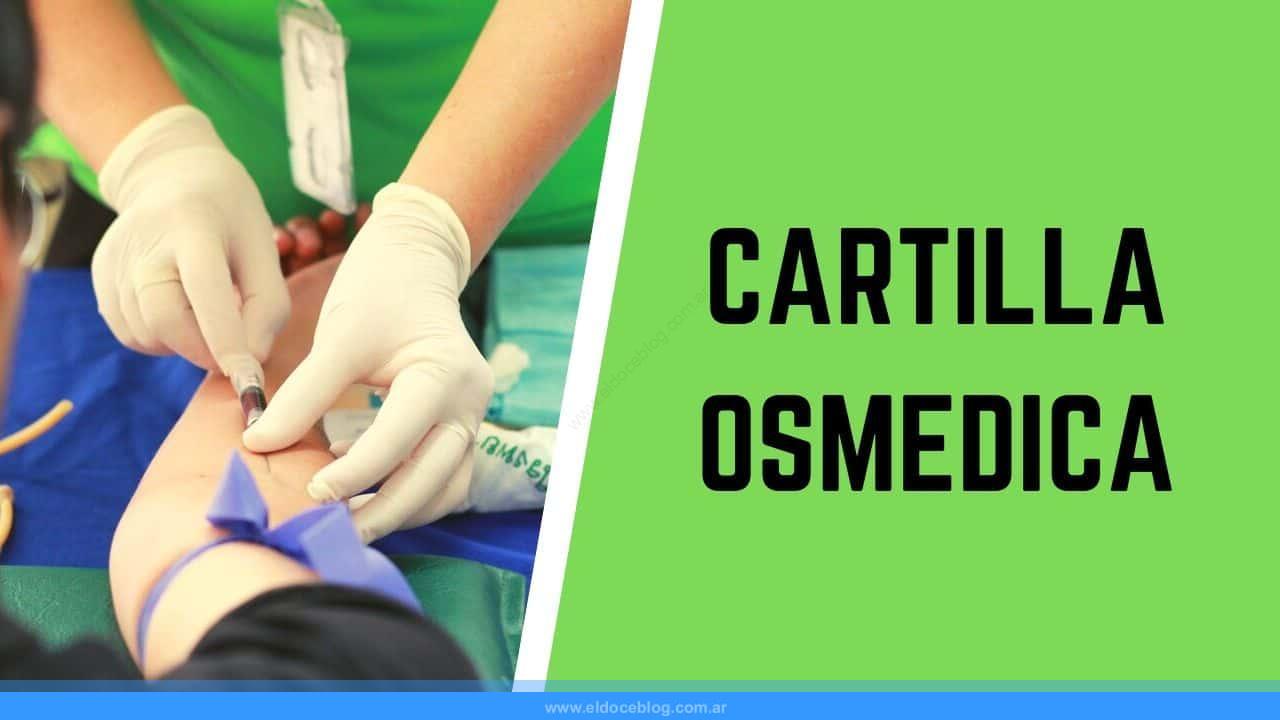 cartilla medica de OSMEDICA online