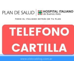 Plan de Salud Hospital Italiano Telefono Cartilla Precios Cobertura