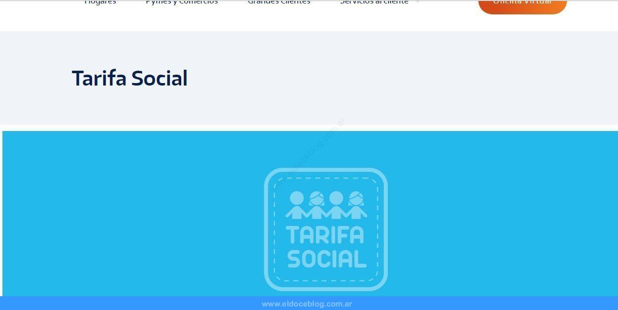 Cómo Solicitar Tarifa social Edesur