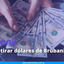 Cómo retirar dólares de Brubank