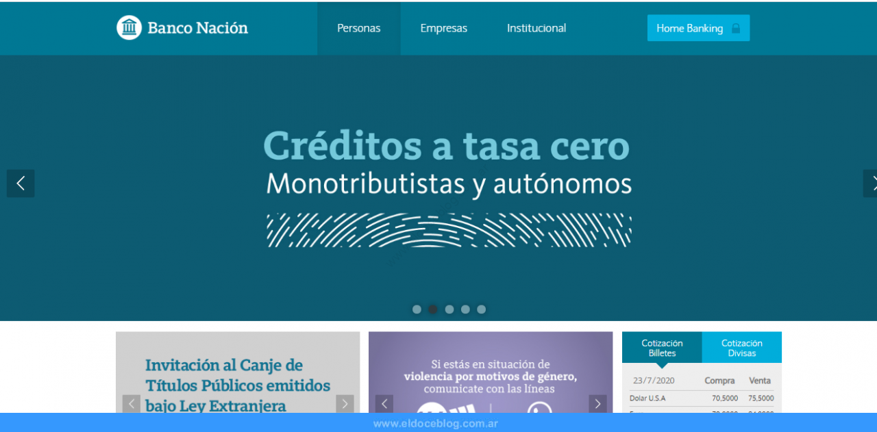 Cómo Hacer Home Banking Del Banco Nación