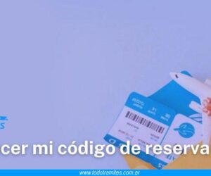 Cómo saber mi código de reserva en Aerolíneas Argentinas