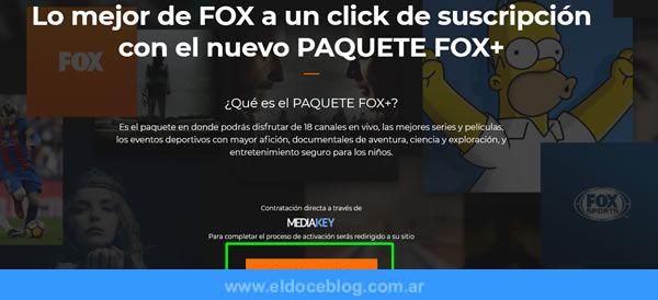 ¿Cómo contratar FOX Play para ver canales de FOX Premium en vivo en Internet sin cable en Argentina?