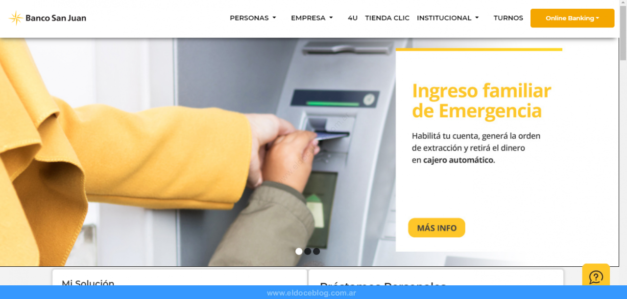 Cómo Hacer Home Banking Banco San Juan