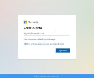 Cómo Crear Una Cuenta De Microsoft