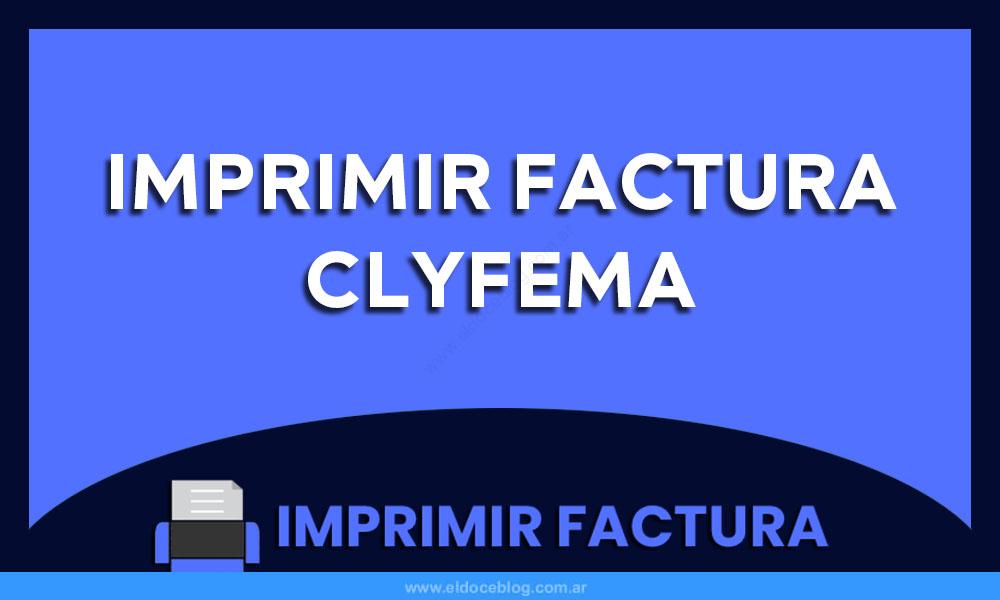 Imprimir Factura Clyfema