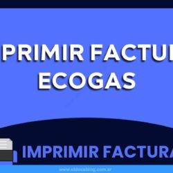 Imprimir Factura Ecogas