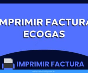 Imprimir Factura Ecogas
