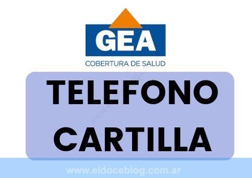 GEA Salud Telefono Cartilla Planes Sucursales Opiniones Autorizaciones Reintegros